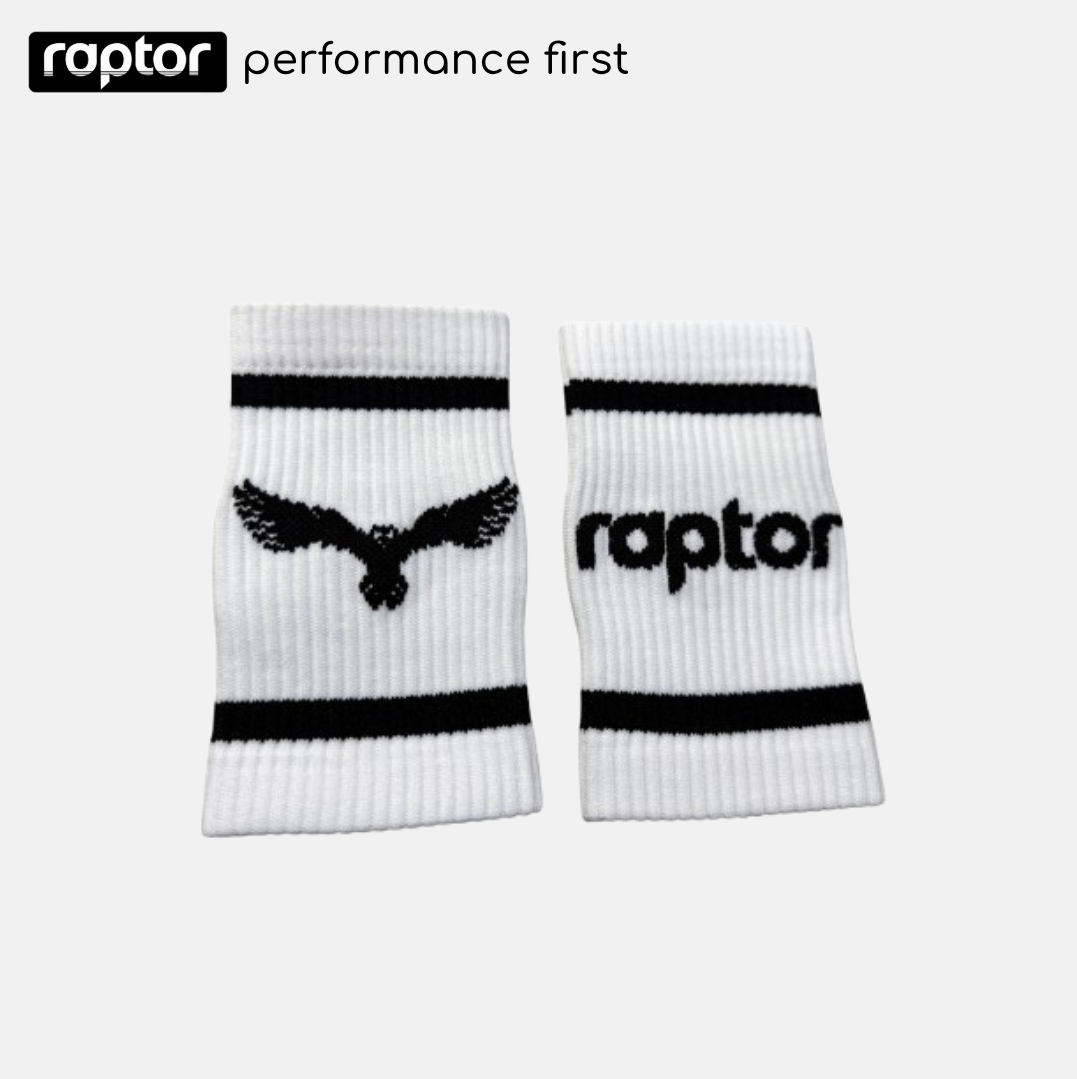 Raptor Wristbands | White